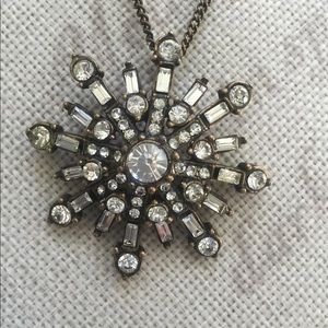 NWOT WIA Studios brushed gold w/ star burst